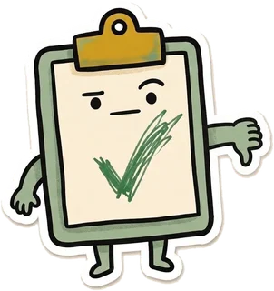 ToolTriage mascot giving a thumbs down